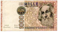Itália - 1000 Lire - Cédula Estrangeira - MBC/Sob