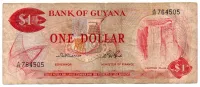 Guiana - 1 Dollar - Cédula Estrangeira - MBC