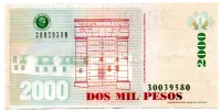 Colômbia - 2000 Pesos - Cédula Estrangeira - MBC/Sob - Foto 2