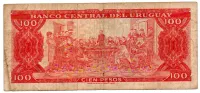 Uruguai - 100 Pesos - Cédula Estrangeira - BC - Foto 2