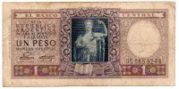 Argentina - 1 Peso - Cédula Estrangeira - MBC