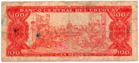 Uruguai - 100 Pesos - Cédula Estrangeira - UTG - Foto 2