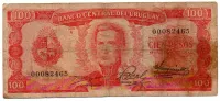 Uruguai - 100 Pesos - Cédula Estrangeira - R