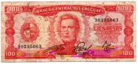 Uruguai - 100 Pesos - Cédula Estrangeira - BC