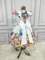 Vestido Borboletas Colors Gold PrintIX - Foto 2