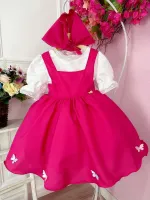 Vestido Pink com capuz