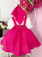 Vestido Pink com capuz - Foto 2