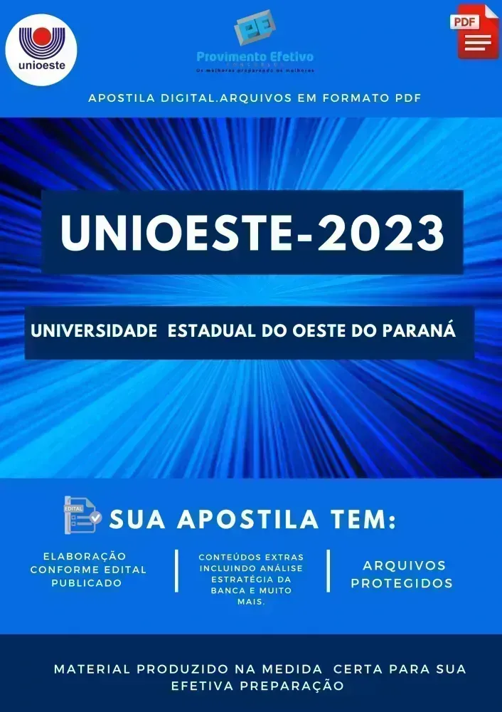 Apostila UNIOESTE PR Enfermeiro 2023