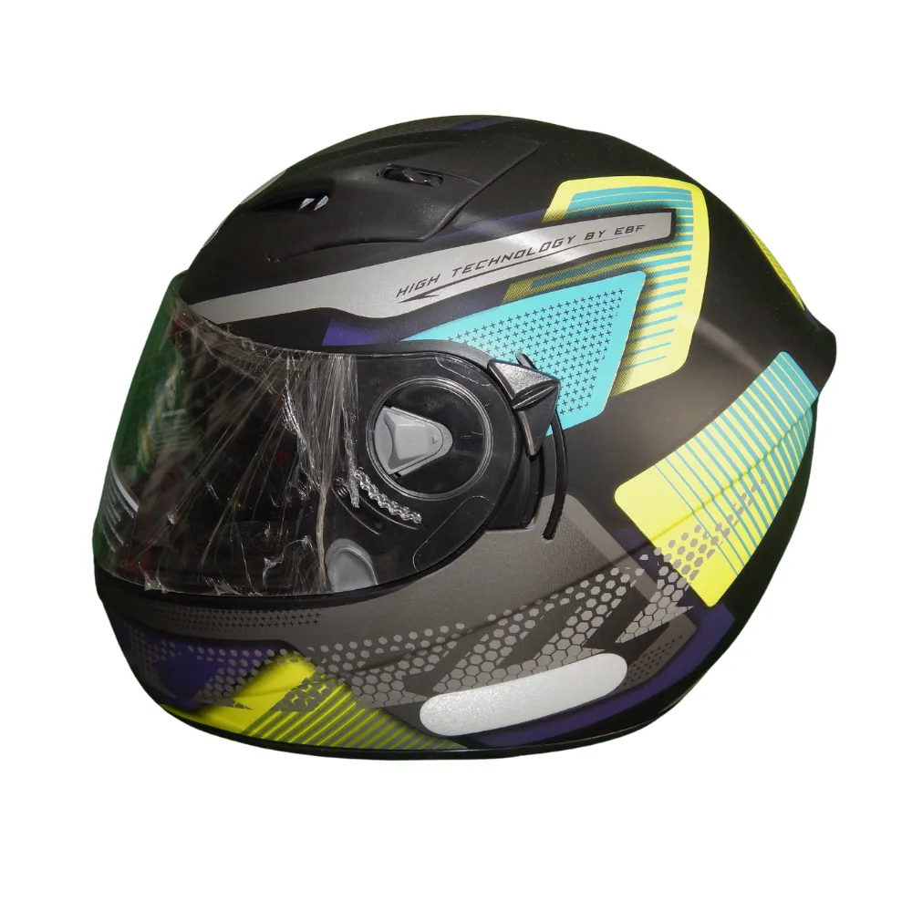 Capacete Ebf Xtroy Furious Amarelo