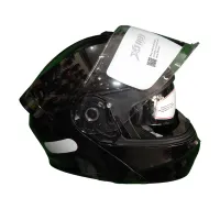 Capacete Ebf Xtroy GTR Articulado Sólido preto - Foto 2