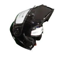 Capacete Ebf Xtroy GTR Articulado Sólido preto - Foto 4
