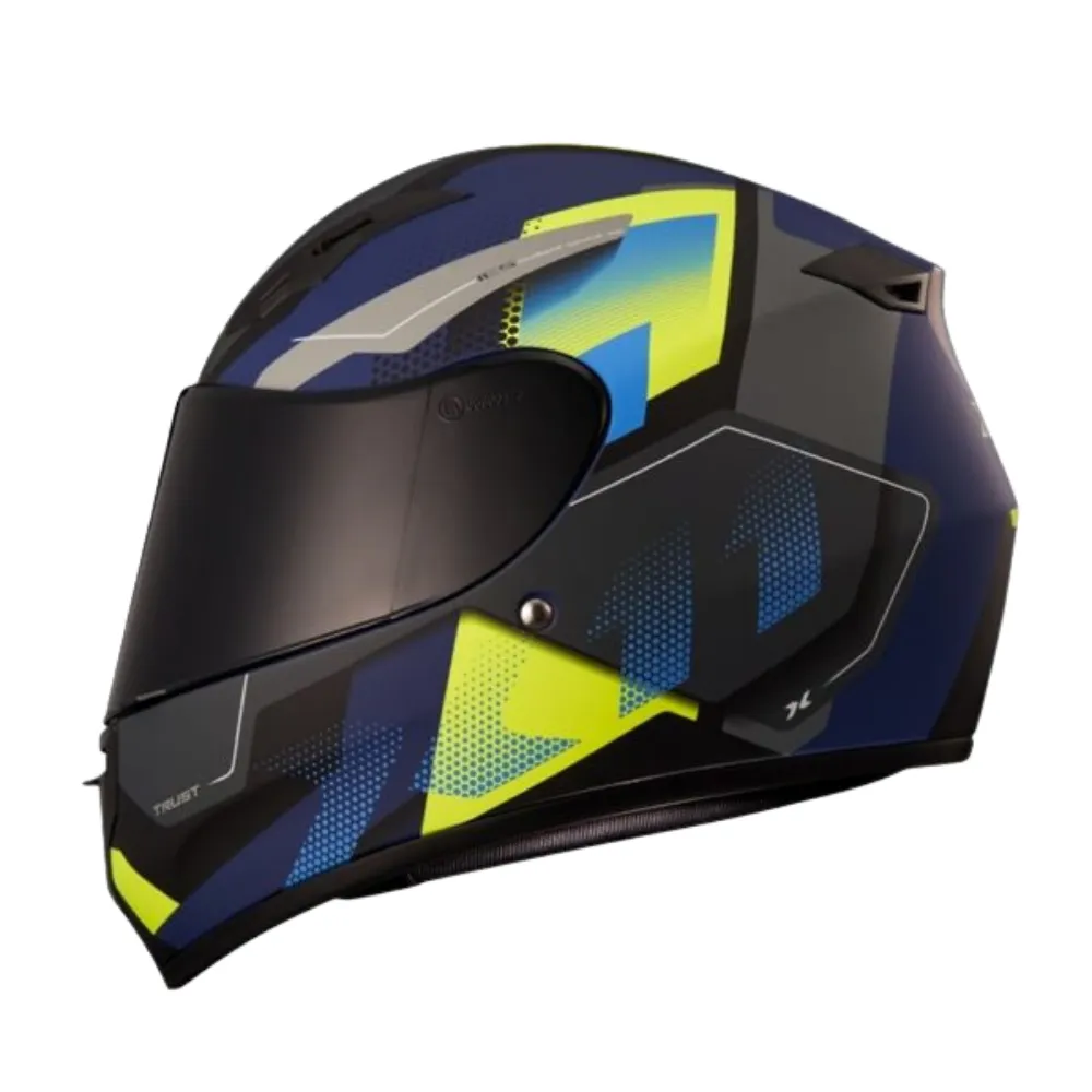 Capacete X 11 Trust Pro Transit Amarelo Neon Imagem