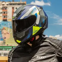 Capacete X 11 Trust Pro Transit Amarelo Neon - Foto 4