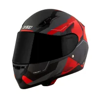Capacete X 11 Trust Pro Transit Cinza Vermelho - Foto 3