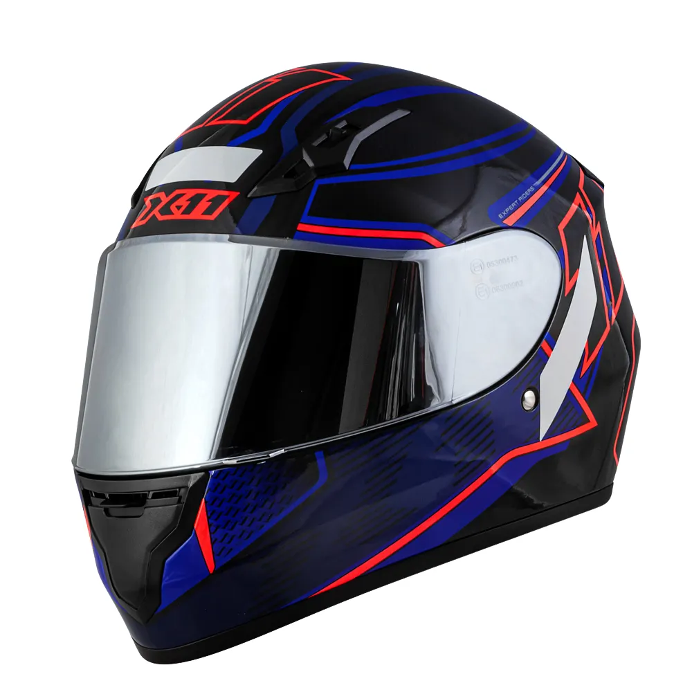 Capacete X 11 Trust Pro 11 Preto Azul Imagem