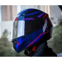 Capacete X 11 Trust Pro 11 Preto Azul - Foto 5