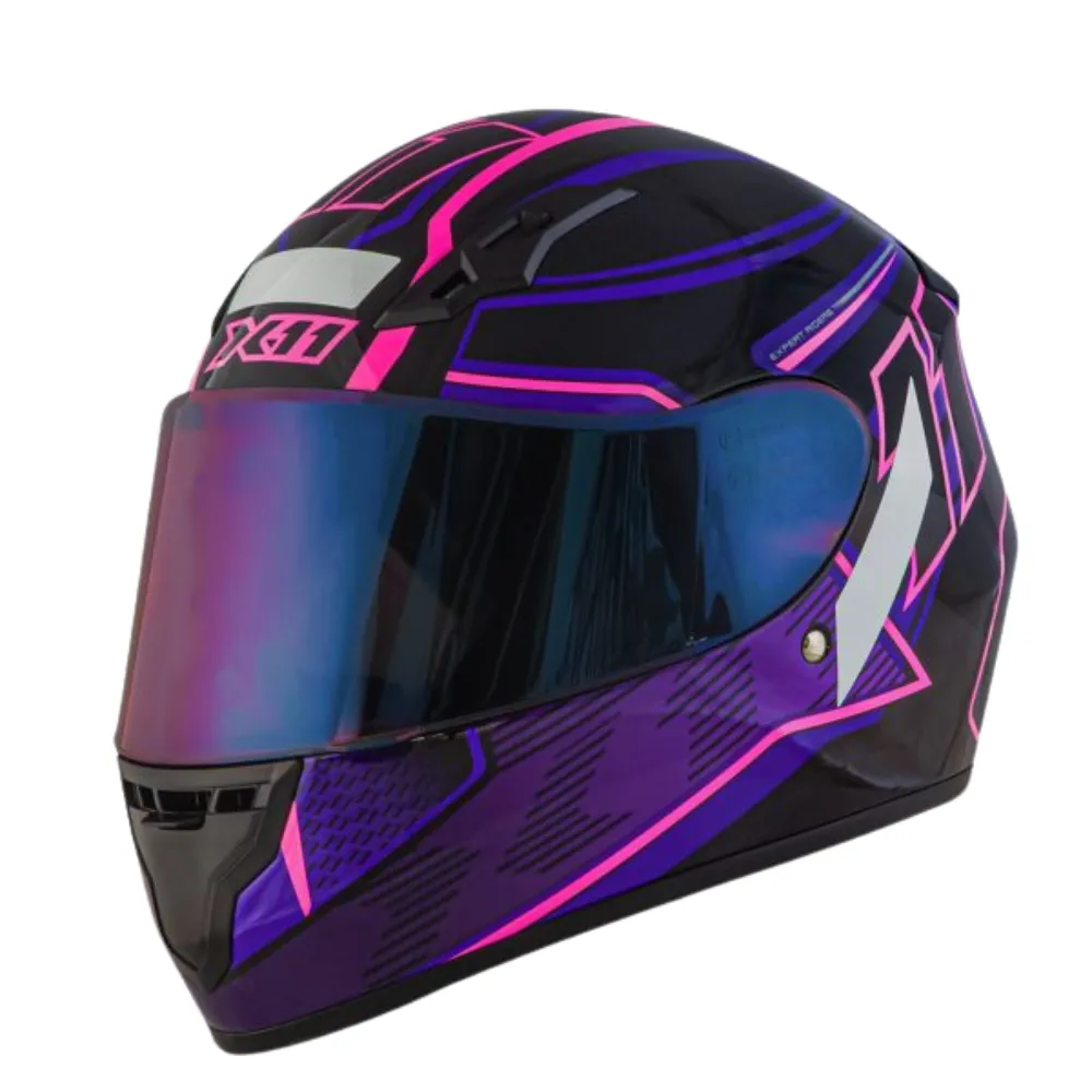 Capacete X 11 Trust Pro 11 Preto Rosa Imagem