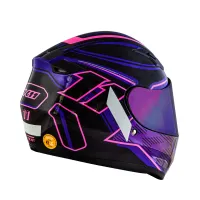 Capacete X 11 Trust Pro 11 Preto Rosa - Foto 3