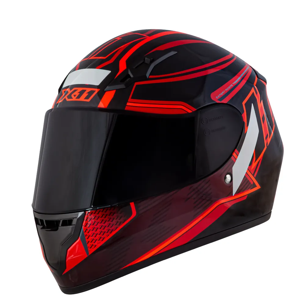 Capacete X 11 Trust Pro 11 Preto Vermelho Imagem