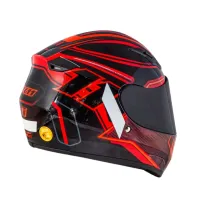 Capacete X 11 Trust Pro 11 Preto Vermelho - Foto 3
