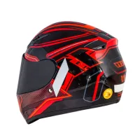 Capacete X 11 Trust Pro 11 Preto Vermelho - Foto 4
