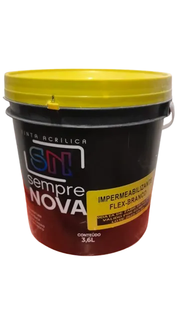 Tinta Acrilica Sempre Nova Impermeabilizante Flex-Branco 3.6L     