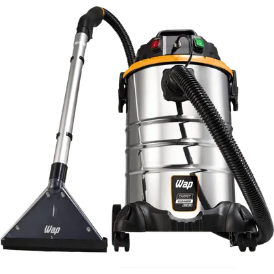 Aspirador extrator é indústria Tambor Wap. (Carpet Cleaner Pro 30 34.5L Amarelo e Preto e aço Inoxidável 127V 60Hz Imagem