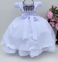 Vestido Festa Branco Pérola Mod.1 - Foto 3