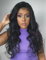 Ondulada Promoção 60/65cm.  Lace Front UltraHD humana AlBan cabelo brasileiro repartição  Livre - Foto 5