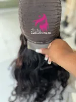 Ondulada Promoção 60/65cm.  Lace Front UltraHD humana AlBan cabelo brasileiro repartição  Livre - Foto 16
