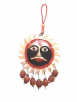 Máscara Kali & Surya com Rudrakshas 2 Tamanhos - Foto 2