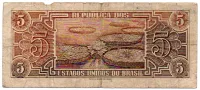 C111 - 5 Cruzeiros - Série 054 - Índio - Data: 1961 - UTG - Foto 2