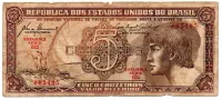 C111 - 5 Cruzeiros - Série 031 - Índio - Data: 1961 - R