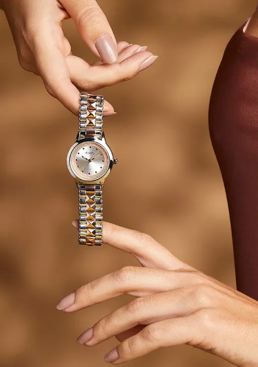 RELÓGIO EURO FEMININO MINI BICOLOR - EU2036YUJ/4J Imagem