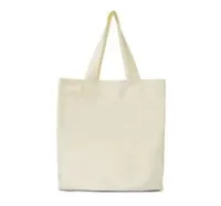 Sacola ecobag de algodão cru 37x40cm