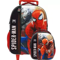 Kit Mochila e lancheira Spider-Man S Original 