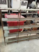 Prateleira metálica 300 x 30 x 200 cm - Cód. 98 - Foto 3