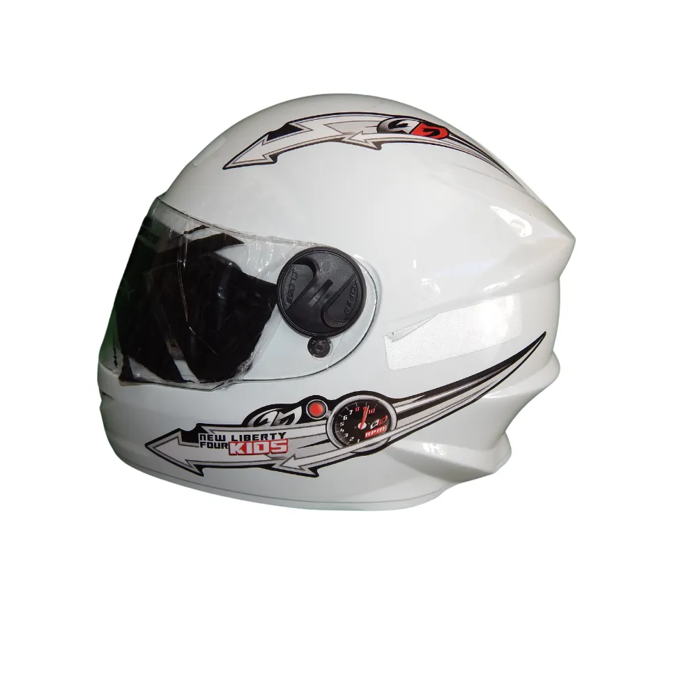 Capacete Protork Liberty kids infatil Branco Imagem