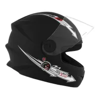 Capacete Protork Liberty kids infatil Preto Fosco - Foto 2