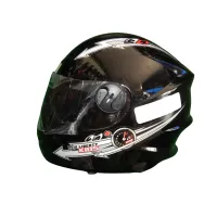 Capacete Protork Liberty kids infatil Preto Brilhante - Foto 3