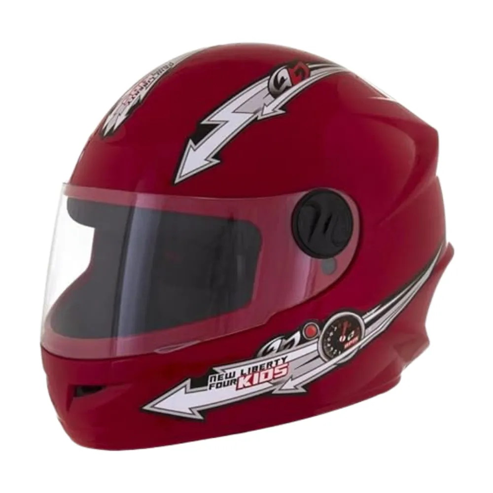 Capacete Protork Liberty kids infatil Vermelho Imagem