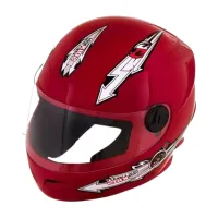 Capacete Protork Liberty kids infatil Vermelho - Foto 2