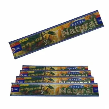 Incenso Vareta Satya Slim 7,5g Natural Agarbatti