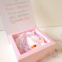 Caixinha + Pulseira - Convite para Daminha (Também disponível a pronta entrega) - Foto 5