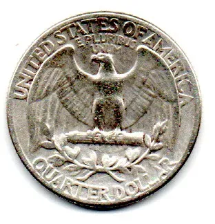 Estados Unidos - 1945 - 25 Cents - Quarter Dollar - Prata .900 - Aprox. 6,25g - 24,3mm - Foto 2