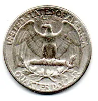 Estados Unidos - 1945 - 25 Cents - Quarter Dollar - Prata .900 - Aprox. 6,25g - 24,3mm - Foto 2