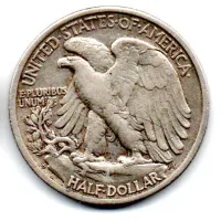 Estados Unidos - 1942S - 50 Cents - Half Dollar - Walking Liberty - Prata .900 - Aprox. 12.5g - 30,6mm - Foto 2