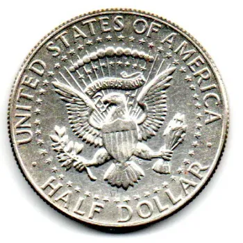 Estados Unidos - 1967 - 50 Cents - Half Dollar - Prata .400 - Aprox. 11,5g - 30,6mm - Foto 2