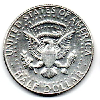Estados Unidos - 1969D - 50 Cents - Half Dollar - Prata .400 - Aprox. 11,5g - 30,6mm - Foto 2
