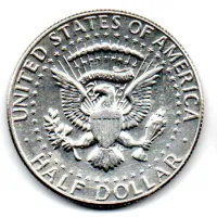 Estados Unidos - 1969D - 50 Cents - Half Dollar - Prata .400 - Aprox. 11,5g - 30,6mm - Foto 2